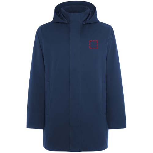Dome unisex parka met gewatteerde kraag
