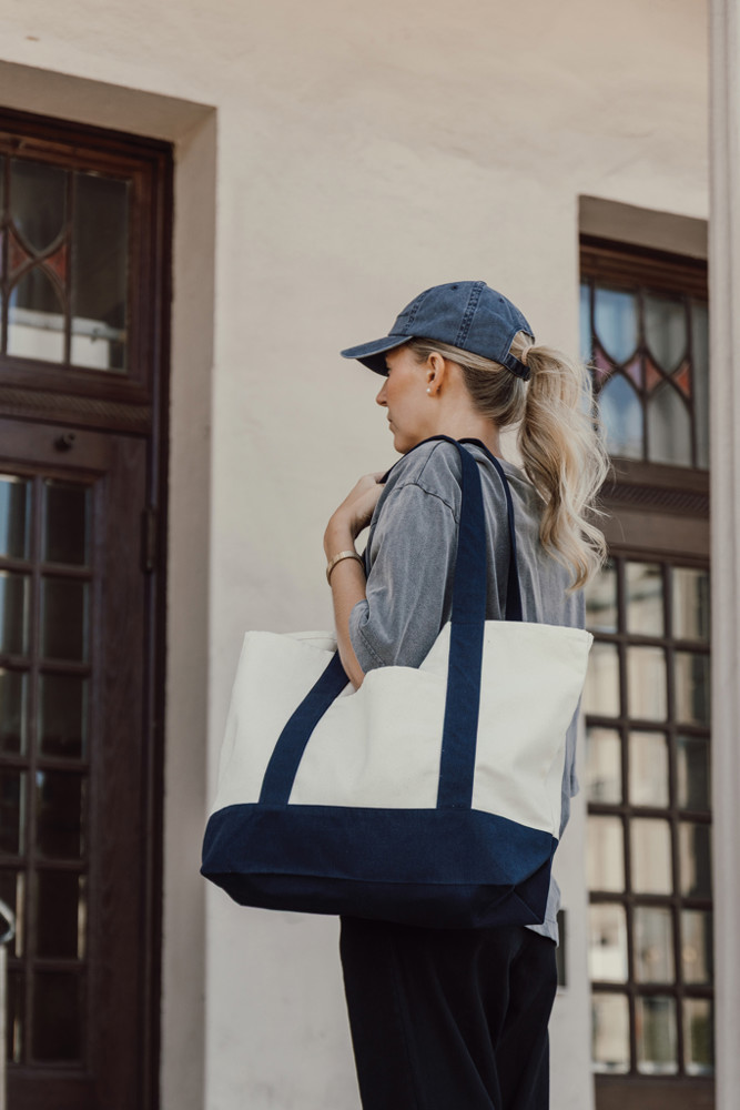 SHOP LOCAL AWARE™ recycled cotton 350gsm Tote bag