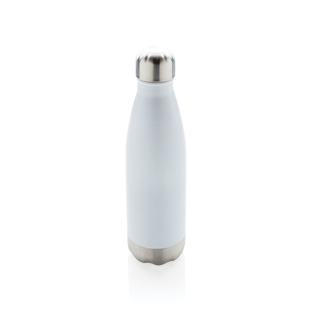 Vacuüm geïsoleerde roestvrijstalen fles - wit (± PMS White)